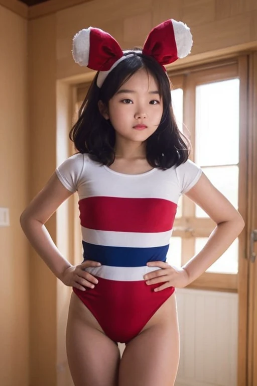 Mongolian Girl, 12, Diaper