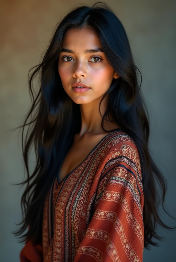 Jarman girl 18 years old  without background 