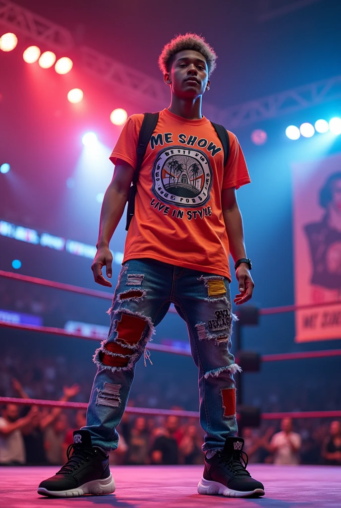 Wwe promoting my T-shirt brand called me show tagline live in style