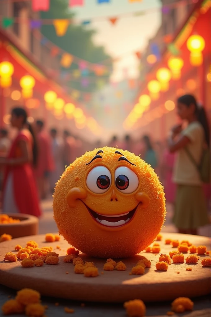 Create a hindi meme on ladoo 