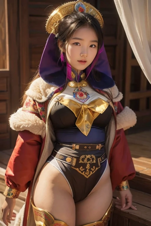 Mongolian Girl, 12, Diaper