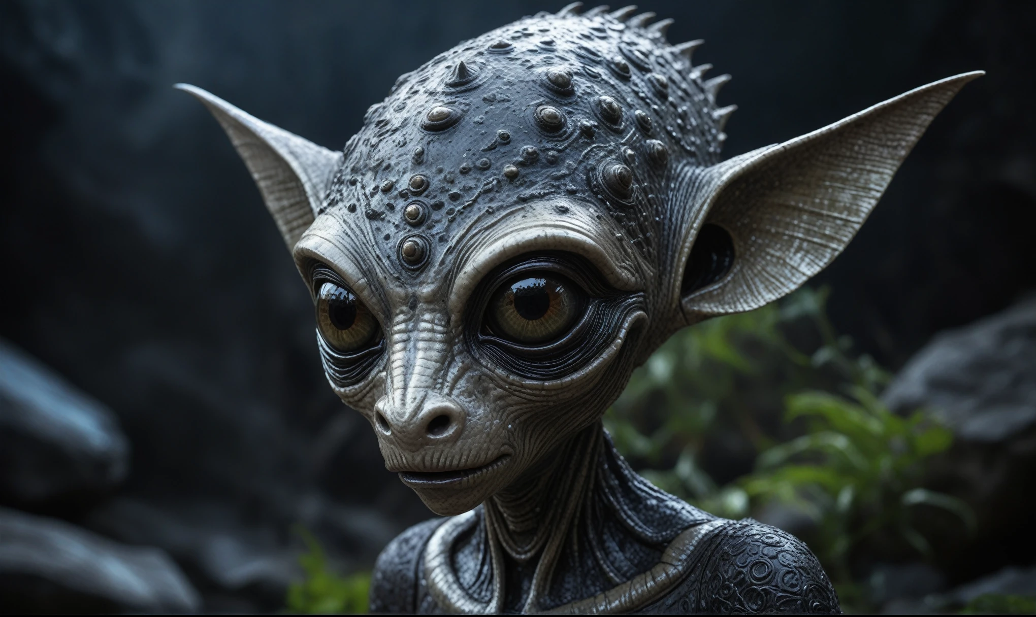 full body shot,beggar deep niobium paladium The Alien Entity,native italian babychild, wants eat,survival in criminal city of future, Technicolor,natural skin textures, hyper realism, hyper detailed,Extremely detailed,High contrast,Masterpiece,Realistic,Ultra Detailed, intricate details,realistic humid leather,extremly intricate,Epic Realistic, cinematic style,irina yermolova,high contrast,hdr,extremely detailed, deep night landscape,masterpiece,intricate details,faded,eyes extremely detailed, high detailed eyes,8k resolution,RAW,retina, Nikon Z9,China,orc,Li River ,Guangxi Zhuang of China,tkt style, pointed ears perfect, Elf，transition between two art styles, Ink painting to photorealism, Double contact, X-ray, Creative, vivid light, masterpiece, fantasy, Abstract, Surrealism, super detailed, high resolution, stop:35;(((creature with a spectral and ghostly appearance)). Her skin is pale, almost translucent,ancient rock paintings of the first people,sharkfish's leather,A Modern flat toon Crazy whit a Big ONE a Only Eye Robot USSR , and helmet Style, tongs in hands, Tv head, pinhead, camouflage , Ambient in a meteorite crater super detailed, 
