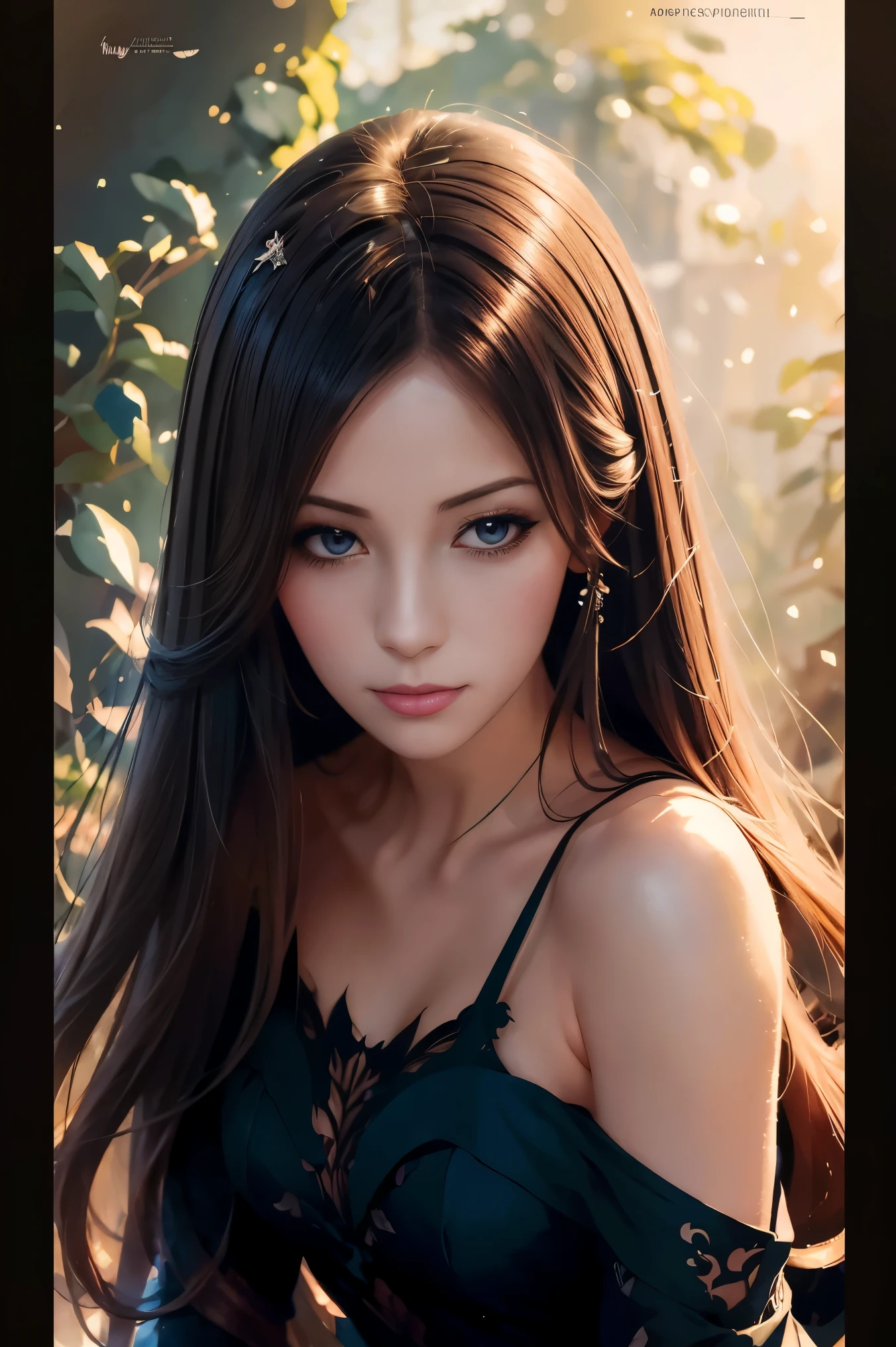 Mysterious Dark Princess, Mary R.,perfectly structured, (aquarelle), Digital illustration, style of anime, The content is very detailed, Volumetriclighting,， pastelcolor, dynamic combination, The image is clear and sharp, (Exquisite, sublimation:1.2), Indescribably beautiful,