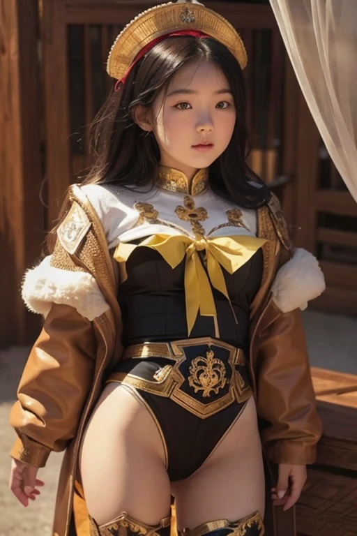 Mongolian Girl, 12, Diaper