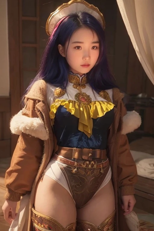 Mongolian Girl, 12, Diaper