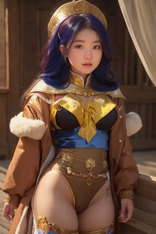 Mongolian Girl, 12, Diaper