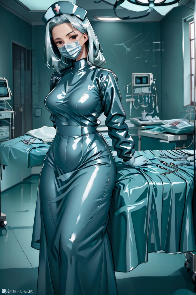 nurse uniform,hospital, latex nurse suit,nurses,busty,elbow gloves,labcoat,black hair woman,red eyes , gigantic ,medical instruments,asian nurse,two nurses,speculum,examination room,oversize ,big ass ,strap on, lay on table ,legs spreaded,giving birth,gyno chair , dentist,Milf,latex,black uniform,oversize breasts