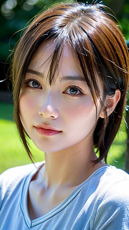 masterpiece, 最high quality, Ultra-high resolution, (Realistic:1.4), Beautiful face in every detail, high qualityの衣類, Amazing European Women, very cute, Portraiture, 肌が柔らかくてPerfect Face、Perfect Face, Shoot your hair, 8k resolution,Super Realistic,Very detailed,high quality, Broad perspective