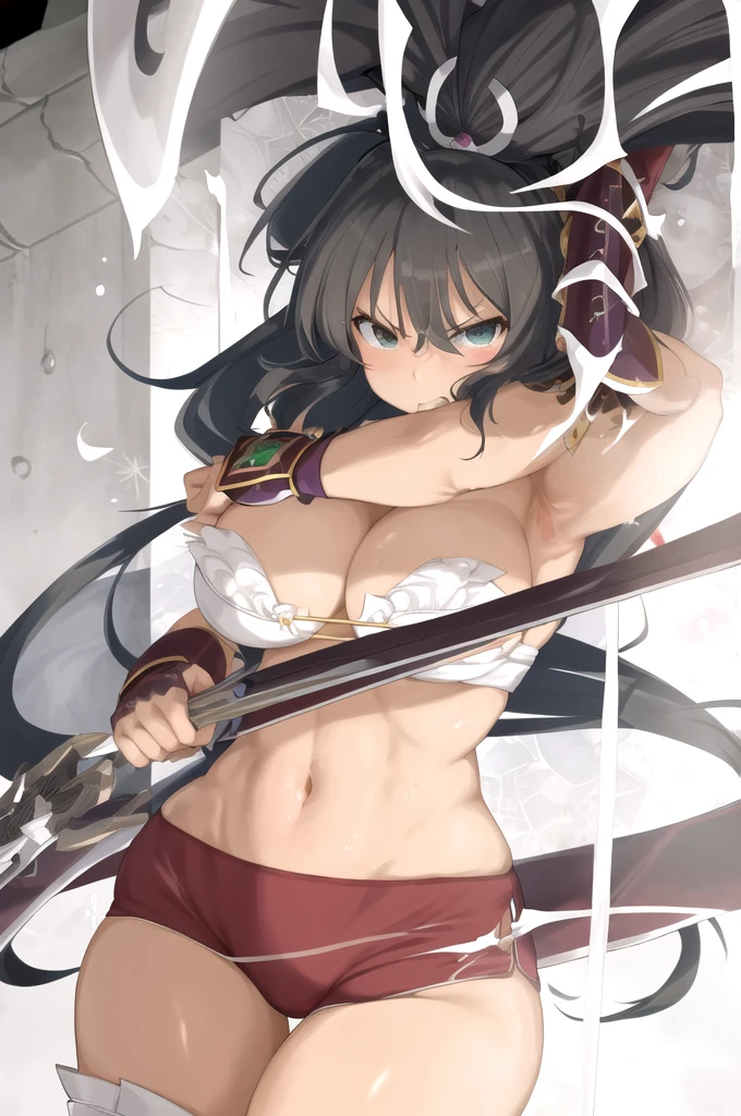 NSFW, HENTAI, Booty exposure, Cheeky peeks, Bottom worship, Ass flaunting, masterpiece, best quality,homura (senran kagura), 1girl, Body and Physique:
Homura has a well-defined, athletic build that reflects her ninja training. Her body is lean and toned, with prominent muscle definition in her arms and legs, indicating her strength and agility. Her waist is narrow, leading to a more pronounced hourglass figure, which is accentuated by the design of her outfit. Her posture is often upright and confident, embodying the discipline and skill of a seasoned warrior. Despite her sleek and agile appearance, she maintains a strong and resilient physique, essential for her role in battle.
Additional Details:
Homura’s overall appearance is designed to convey both her prowess as a fighter and her striking, almost intimidating presence. Her attire and demeanor highlight her dual nature: a fierce warrior with a strong sense of honor and a striking, elegant appearance. This balance of strength and grace makes her a memorable and visually compelling character in Senran Kagura. Homura’s eyes are a vivid, captivating green, glowing with an intensity that reflects her fierce determination and unwavering spirit. Her gaze is sharp and focused, often fixed with a resolute intensity that reveals her inner strength and leadership. The rich green hue of her eyes adds a striking contrast to her features, drawing attention and leaving a lasting impression on anyone who meets her gaze. Her facial features are well-defined and strong, perfectly complementing her confident and commanding presence. High, prominent cheekbones accentuate her face, giving her a look of determination and resilience. Her slightly arched eyebrows frame her eyes, further emphasizing her expressive and intense gaze. Homura’s nose is straight and balanced, adding to the symmetry and harmony of her facial features.