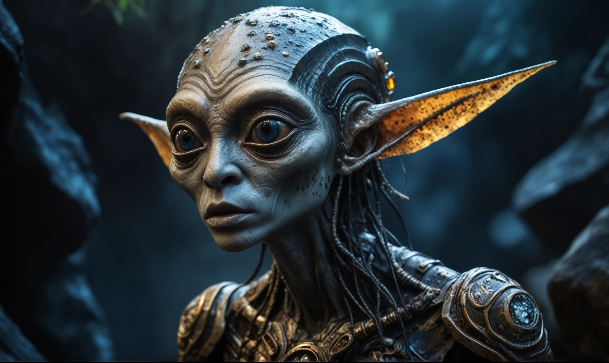 full body shot,beggar deep niobium paladium The Alien Entity,native italian babychild, wants eat,survival in criminal city of future, Technicolor,natural skin textures, hyper realism, hyper detailed,Extremely detailed,High contrast,Masterpiece,Realistic,Ultra Detailed, intricate details,realistic humid leather,extremly intricate,Epic Realistic, cinematic style,irina yermolova,high contrast,hdr,extremely detailed, deep night landscape,masterpiece,intricate details,faded,eyes extremely detailed, high detailed eyes,8k resolution,RAW,retina, Nikon Z9,China,orc,Li River ,Guangxi Zhuang of China,tkt style, pointed ears perfect, Elf,transition between two art styles, Ink painting to photorealism, Double contact, X-ray, Creative, vivid light, masterpiece, fantasy, Abstract, Surrealism, super detailed, high resolution, stop:35;(((creature with a spectral and ghostly appearance)). Her skin is pale, almost translucent,ancient rock paintings of the first people,sharkfish's leather,A Modern flat toon Crazy whit a Big ONE a Only Eye Robot USSR , and helmet Style, tongs in hands, Tv head, pinhead, camouflage , Ambient in a meteorite crater super detailed,
