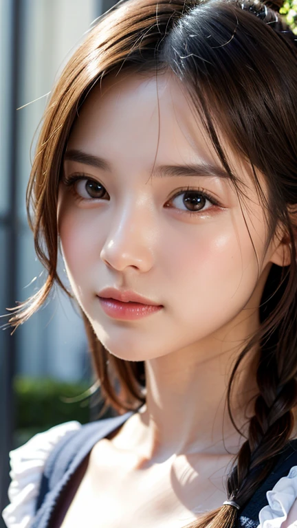 masterpiece, 最high quality, Ultra-high resolution, (Realistic:1.4), Beautiful face in every detail, high qualityの衣類, Amazing European Women, very cute, Portraiture, 肌が柔らかくてPerfect Face、Perfect Face, Shoot your hair, 8k resolution,Super Realistic,Very detailed,high quality, Broad perspective
