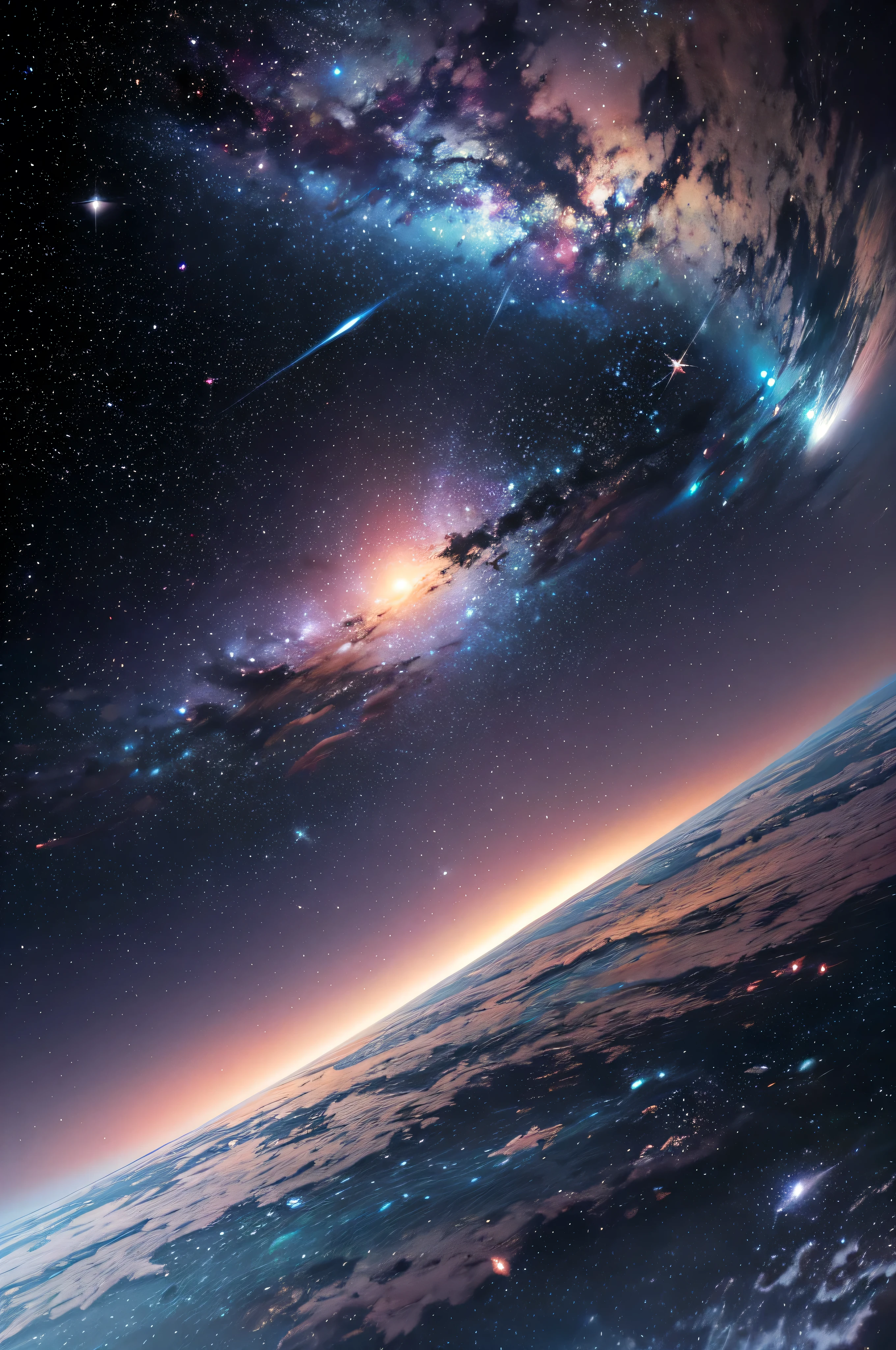 The beautiful and detailed universe. Full of texture of stardust and planet-creating dust