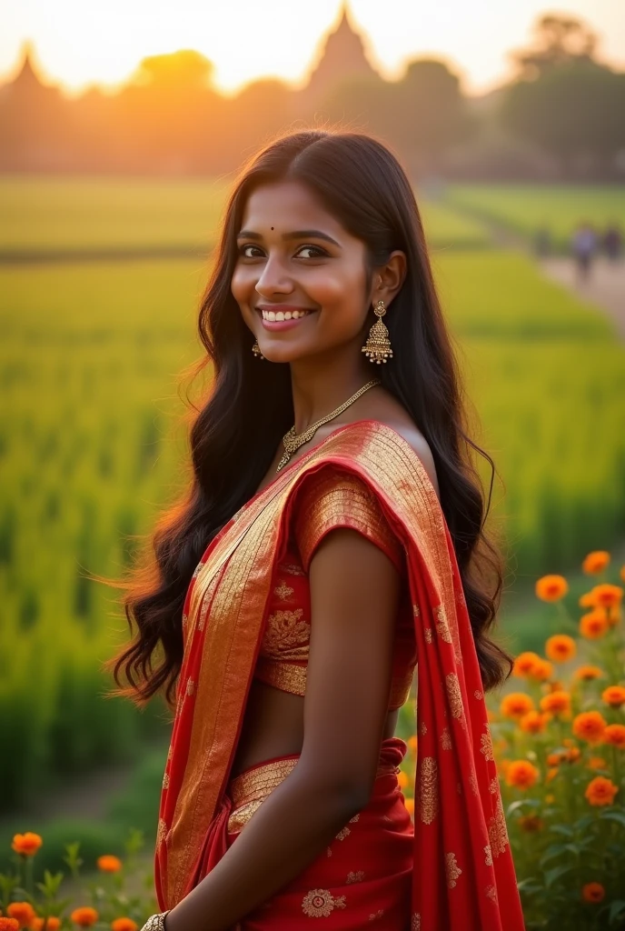 Beautiful tamil girl clevage