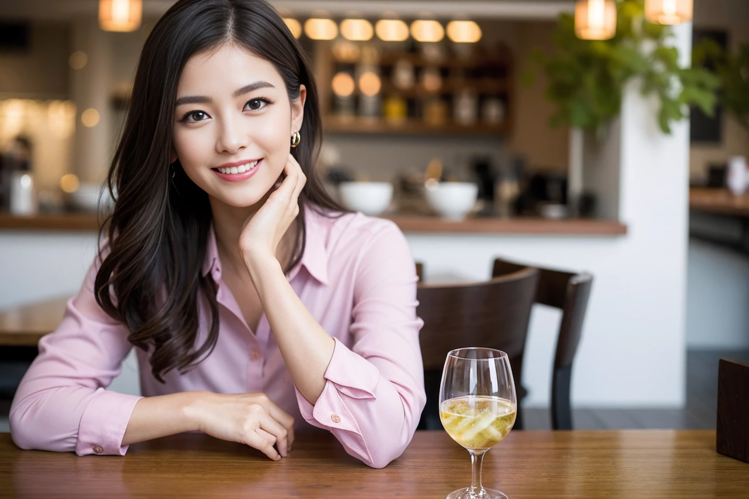 ((Highest quality、8k、masterpiece:1.3))、slimカップル、modelカップル、(Realistic, Intricate details:1.2), sashimi、Tempura、Japanese sake、Shochu 、Amazing view of the sunset sky and clouds、A bright smile、The wonderfulness of smile、Bright image、The beauty of wine, Beautiful Face, blue eyes, The light shines on your face, blush, short hair,Bright Face、 (Age 37), 39 years old, sparkling wine、Two beauties、Brown Hair、Shortcuts、Long sleeve shirt、dress、Beautiful woman 1, (slimな顔), (The body is slim), (Brown Hair), (Shortcuts), cheeks turn a little red,Attractive beauty、restaurant, In a prominent place (From the waist up) Nova Frog Style, actress, model, Upper Body, White wine, slim, smile, (smile: 1.15), Beautiful fine grain, Depth f/2,saturation, High Contrast, Strong light and shadow,Moist Body:1.5、3D texture、Delicate eyes、Brown Hair、The hair is very shiny、