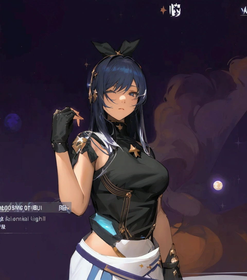 anime girl with long white hair and a star in her hair, white haired deity, anime girl with cosmic hair, star(sky) starry_sky, anime visual of a cute girl, splash art anime , white glowing aura, girl with white hair, ethereal anime, akasuki voidstar, celestial aura, nightcore, anime moe artstyle