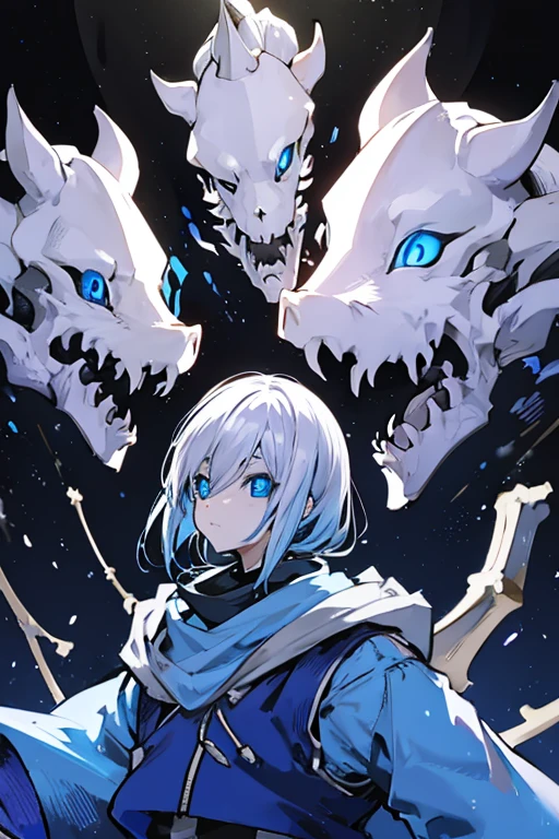 without、undertale、Bone attack、fight、Eyes Shining、