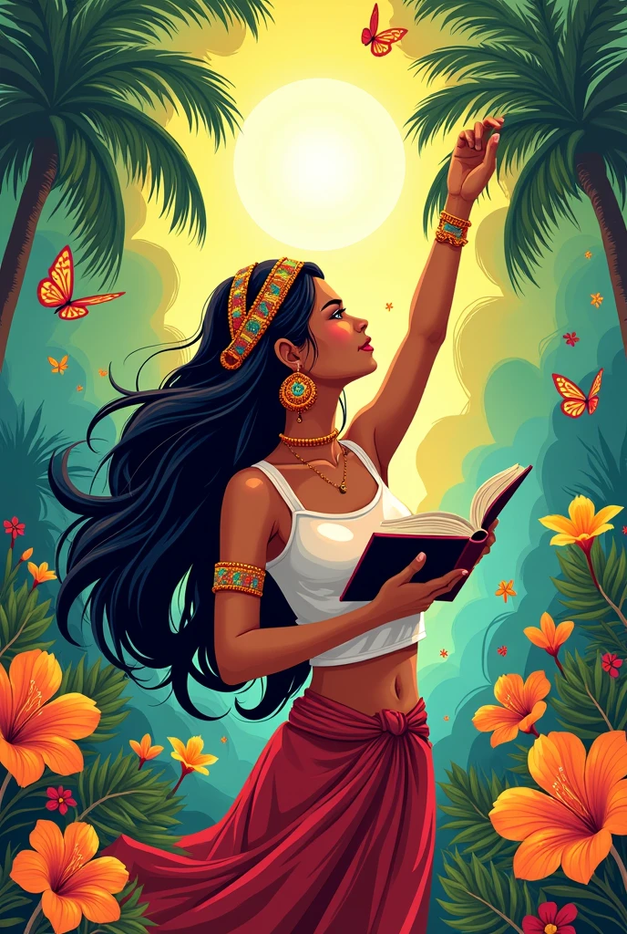 Filipino, Wikang Mapagpalaya poster making for 1/8 illustrations board