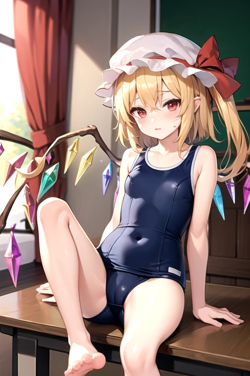 Flandre Scarlet、School swimsuit