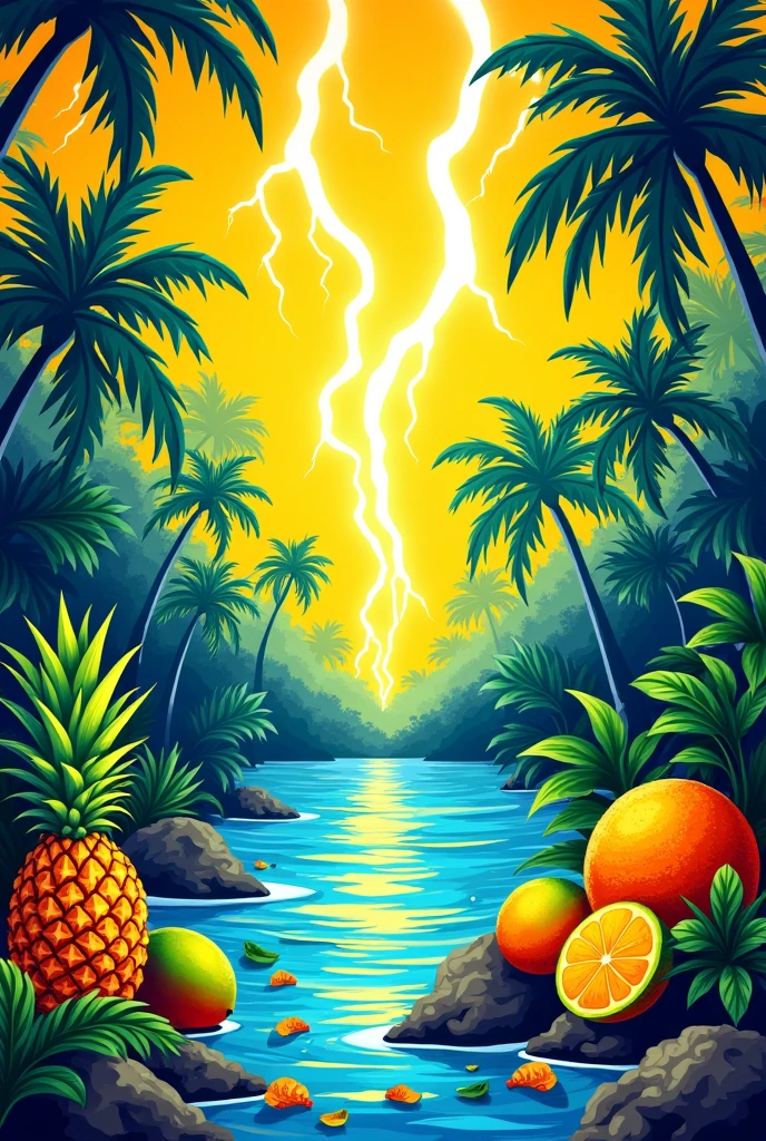 I'm looking for a skilled graphic designer to create a label for the energy drink "Havoc Energy", specifically for the flavor "Tropical Thunder". This role requires someone who can bring the essence of a tropical theme, lightning bolts, and fruit illustrations together in a vibrant and energetic label.
DIMENSIONS SHOULD BE: 11.12in x 3.25in (LANDSCAPE)
****WE ONLY WANT THE BACKDROP/BACKGROUND OF THE LABEL****
*We do not need you to create the nutritional facts/label elements/logos
We only are looking for the background design for this project.
Key Elements:
- Incorporate a tropical theme
- Include lightning bolts in the design
- Integrate fruit illustrations
The label should utilize:
- Bright and vibrant colors
- A tropical color palette
In terms of information needed, the design is meant to be purely visual - no textual elements like brand name, flavor or nutritional information are required. This means the focus is solely on the backdrop of the label.
Ideal Skills and Experience:
- Proven experience in designing beverage labels
- Proficiency in creating visually appealing graphics
- Understanding of color theory and how to evoke energy and tropical vibes through design
- Ability to take a concept and translate it into a cohesive, engaging label