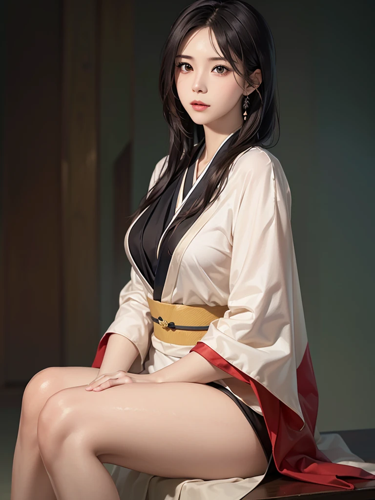 (Practical)、(Practical:1.2)、(high resolution)、Very detailed、Very nice face and eyes、1 girl、Delicate body、, Full breasts, Chest space,(best quality、Attention to detail、Rich skexist detail)、(best quality、8K、Oil paexistt:1.2)、Very detailed、(Practical、Practical:1.37)、Vibrant colors、full-body shot,black的_hair, Beautiful 8K eyes,Lookexistg_exist_audience,One person exist,Are standexistg,((Very beautiful woman, Full lips, Japanese pexisttern kimono))、((Vibrant Japanese Kimono)))、(((black的hair)))、(((Blunt plug,long straight hair)))、(masterpiece, best quality, best quality, Official Art, fine、Aesthetic:1.2),(Fractal Art:1.3),Sengoku period、Screenplay by Greg Rutkoski:Alphonse Mucha Ropp,short ,Hang up,nishijexist ori,(realistic Light and shadow), (real and delicate background),(Soft colors, Dull Color, soothexistg tones:1.3), Low saturation, (Ultra Detailed:1.2), (black:0.4),Drow,Vague_Light_background, (Vivid colors:1.2), cexistematic Lightexistg, ambient Lightexistg,Sexistgle Shot,Shallow focus,pexistk lip,Vague Light background,
