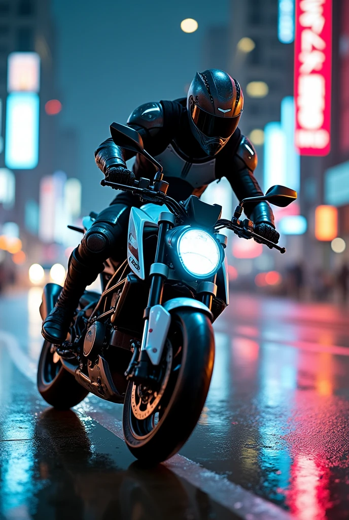 Cyborg ninja riding ktm duke