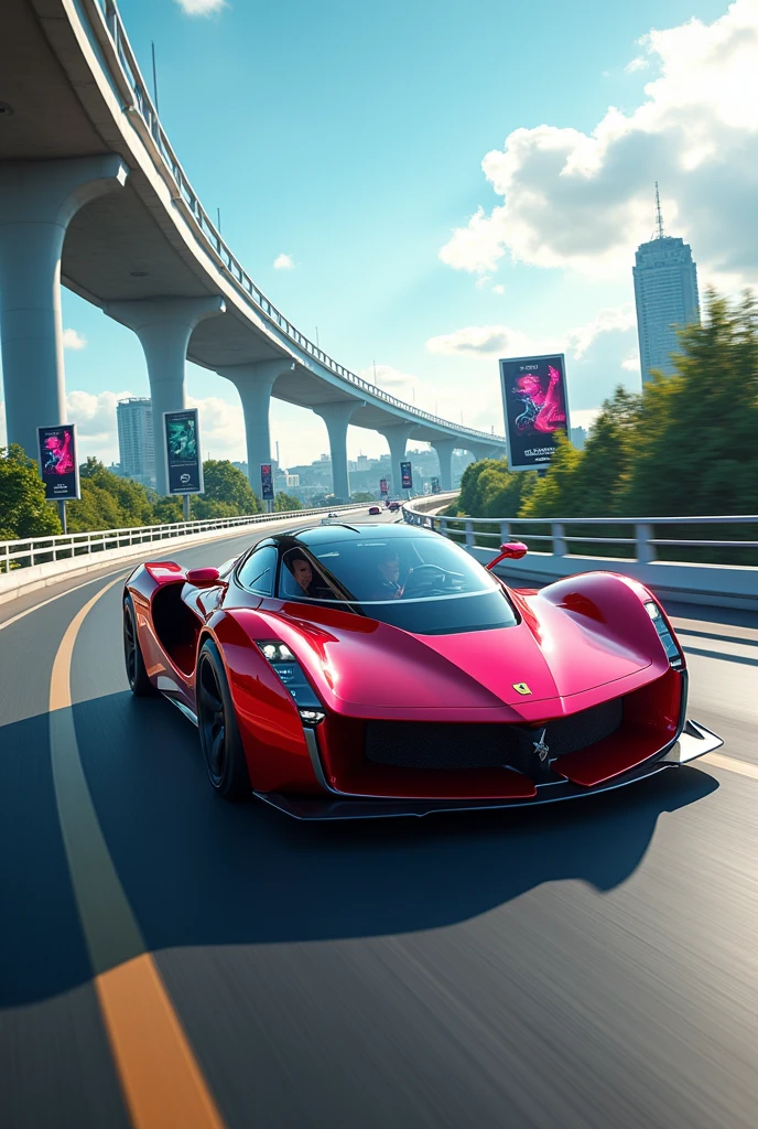 high quality、8K Ultra HD、Sharp focus, excellent full color。
Ferrari to be released in 100 years