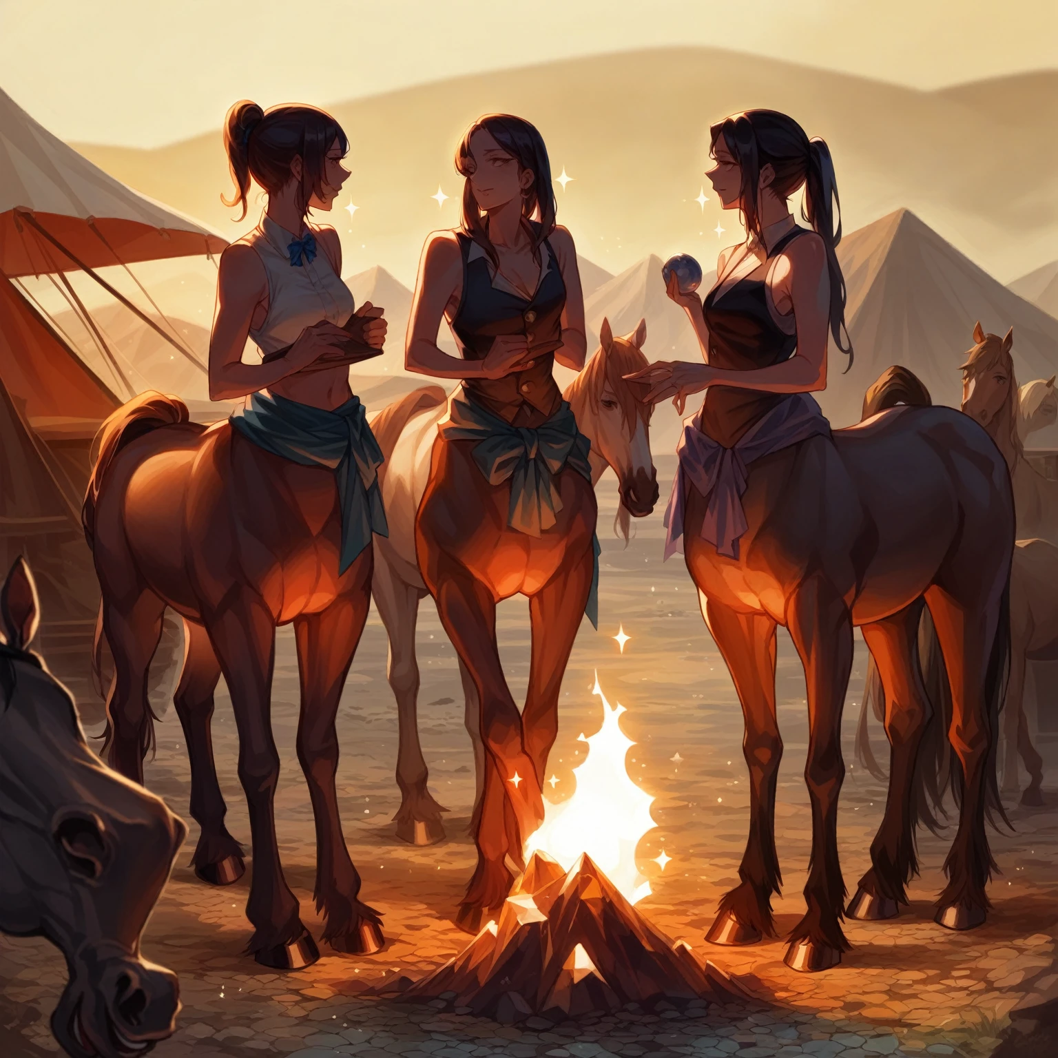 3位半人horse女孩,Vest,吊带Vest,Crystal high heels,Sparkling all over with stars,(horse有人的皮肤.)(Flesh-colored skin (by Cynthia Sheppard), Fair and shiny skin, Full body CGsociety, Beautiful full body concept art, horse, smooth Fair and translucent skin, Pretty blue bow hair accessories and pale porcelain skin, Gu Weiss, Fair and translucent skin, Pale skin,,Ivory white skin, Light milky white porcelain skin,(Skin tone consistency)