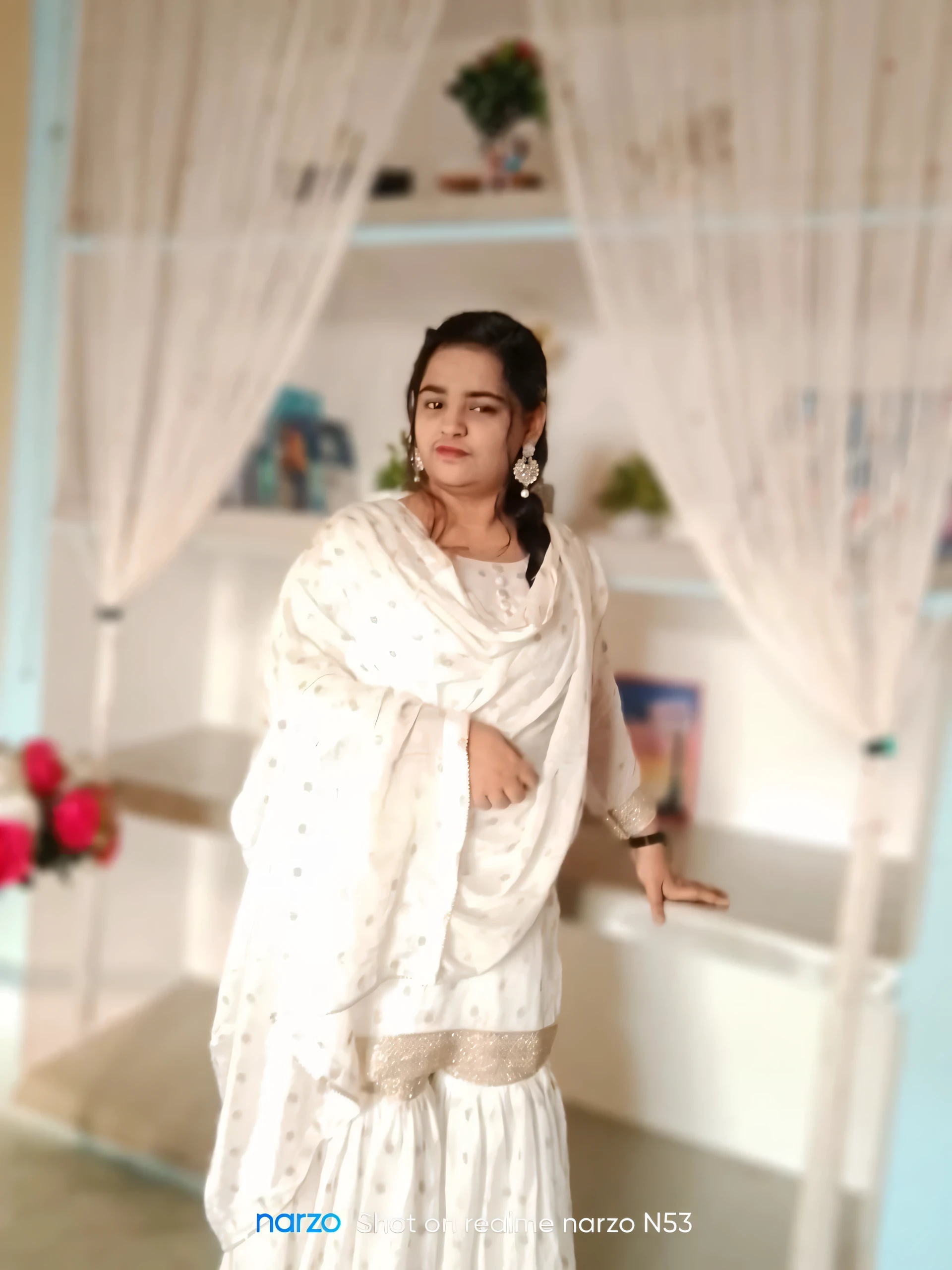 Long hair beautifull face stylish clothes