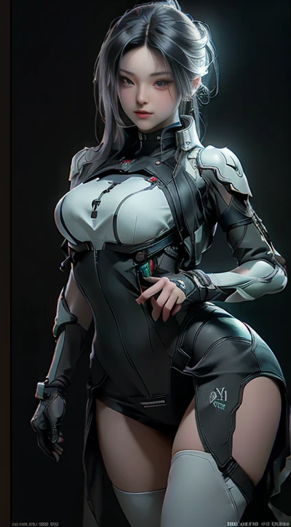 ((highest quality)), ((masterpiece)), (be familiar with:1.4), 3D, beautiful cyberpunk woman image,HDR (high dynamic range),ray tracing,NVIDIA RTX,super resolution,unreal 5,Scattered beneath the surface,PBR texturing,Post-processing,anisotropic filtering,Depth of bounds written,maximum clarity and sharpness,multilayer texture,Albedo and specular maps,surface shading,Accurate simulation of light-matter interactions,perfect proportions,octane rendering,two-tone lighting,wide aperture,Low ISO,White balance,Rule of thirds,8K students,whole body,exposed,thighs,big breasts,chest,sexy
