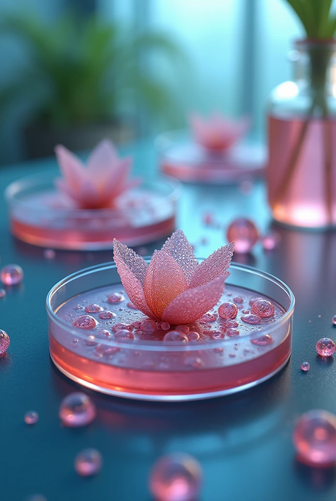 Vitrification in Plant tissue culture image
