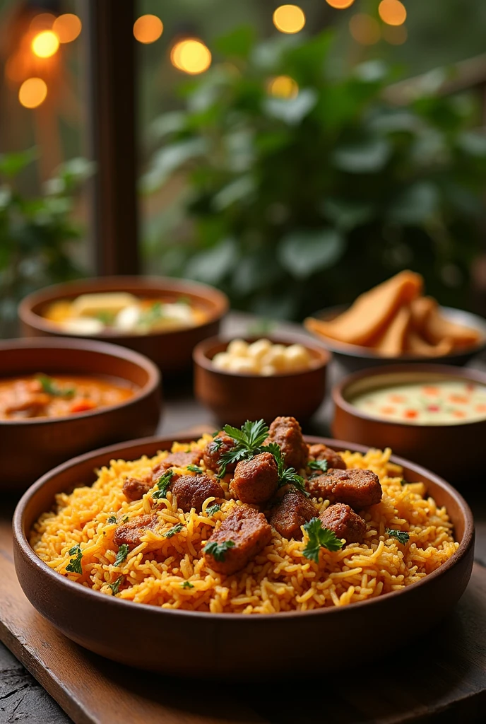 Experience the taste of tradition with our signature Matka Biryani and Champaran Thali. Enjoy a cozy, rustic outdoor setting surrounded by greenery, where every meal feels like a celebration. Join us under the stars for an unforgettable dining experience that combines the richness of Indian culture with the warmth of home-cooked food.*

**Visit us today and savor the essence of tradition!**

---
