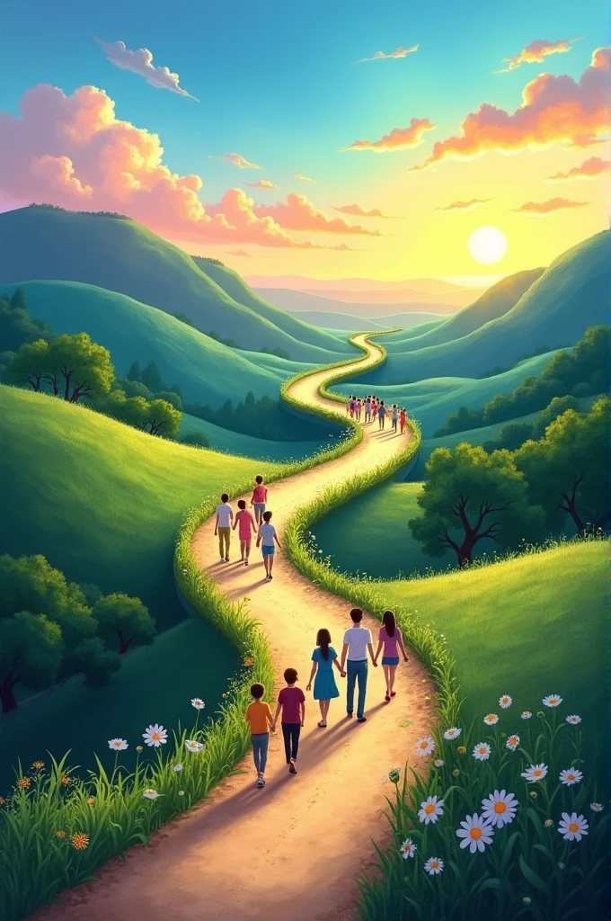 Life is a journey of ups and downs but is surely a good journey.
Add this quotes and gemerate the real imange