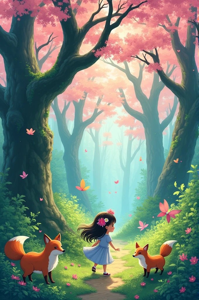 Forest Manga style