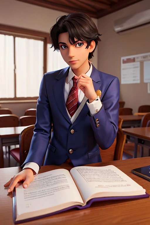 18age、male、Prince、neutral、Fraudster、Wealthy attire、luxury car、School teacher、