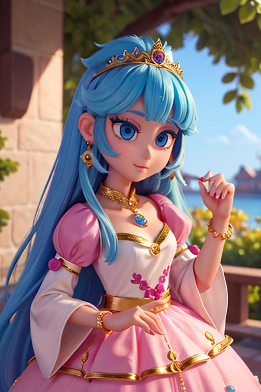 18age、female、princess、Gorgeous clothes、Gorgeous ornaments、Long eyelashes、Beautiful manicure、