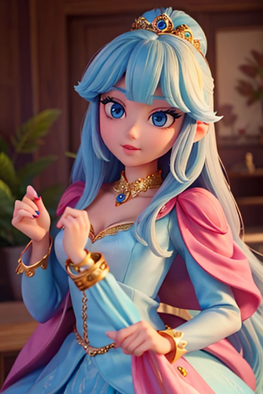 18age、female、princess、Gorgeous clothes、Gorgeous ornaments、Long eyelashes、Beautiful manicure、