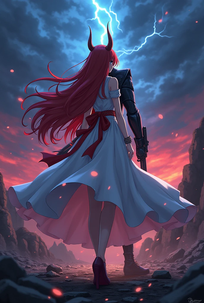 Rias Gremory x Death Gun Sao