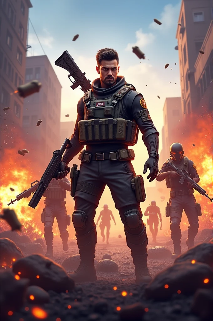 For a Free Fire gaming thumbnail with a "Solo vs Squad" theme, consider using a title like:
"**Solo vs Squad: Can One Player Defeat a Full Team?**"
This title is engaging and clearly conveys the challenge and excitement of the gameplay.