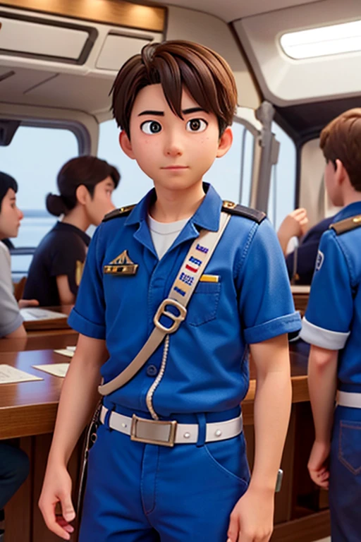 18age、male、neutral、pilot、captain、