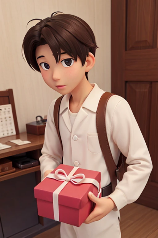 １８age、male、neutral、I have a present、