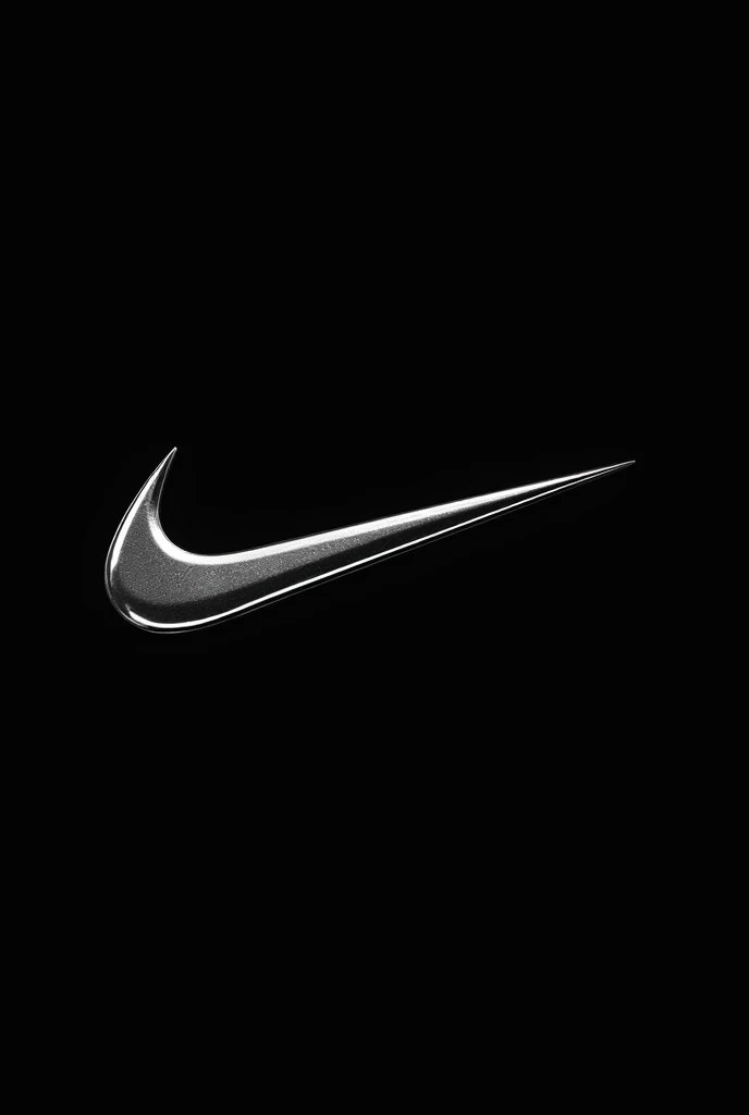 Create logo of named 'allone' with nike theme on name with black background 