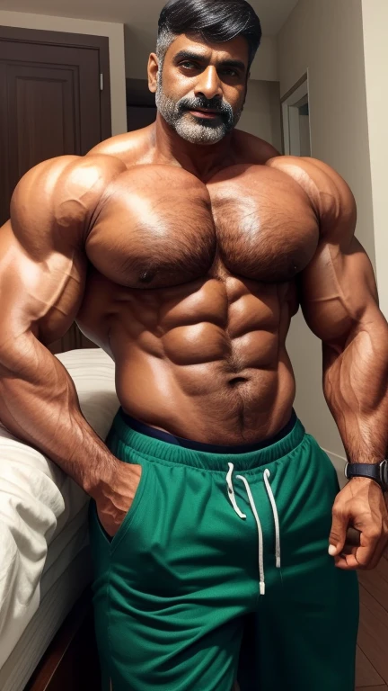 Handsome sexy 40 years old indian desi muscular pehlwan daddy, dream daddy of girls