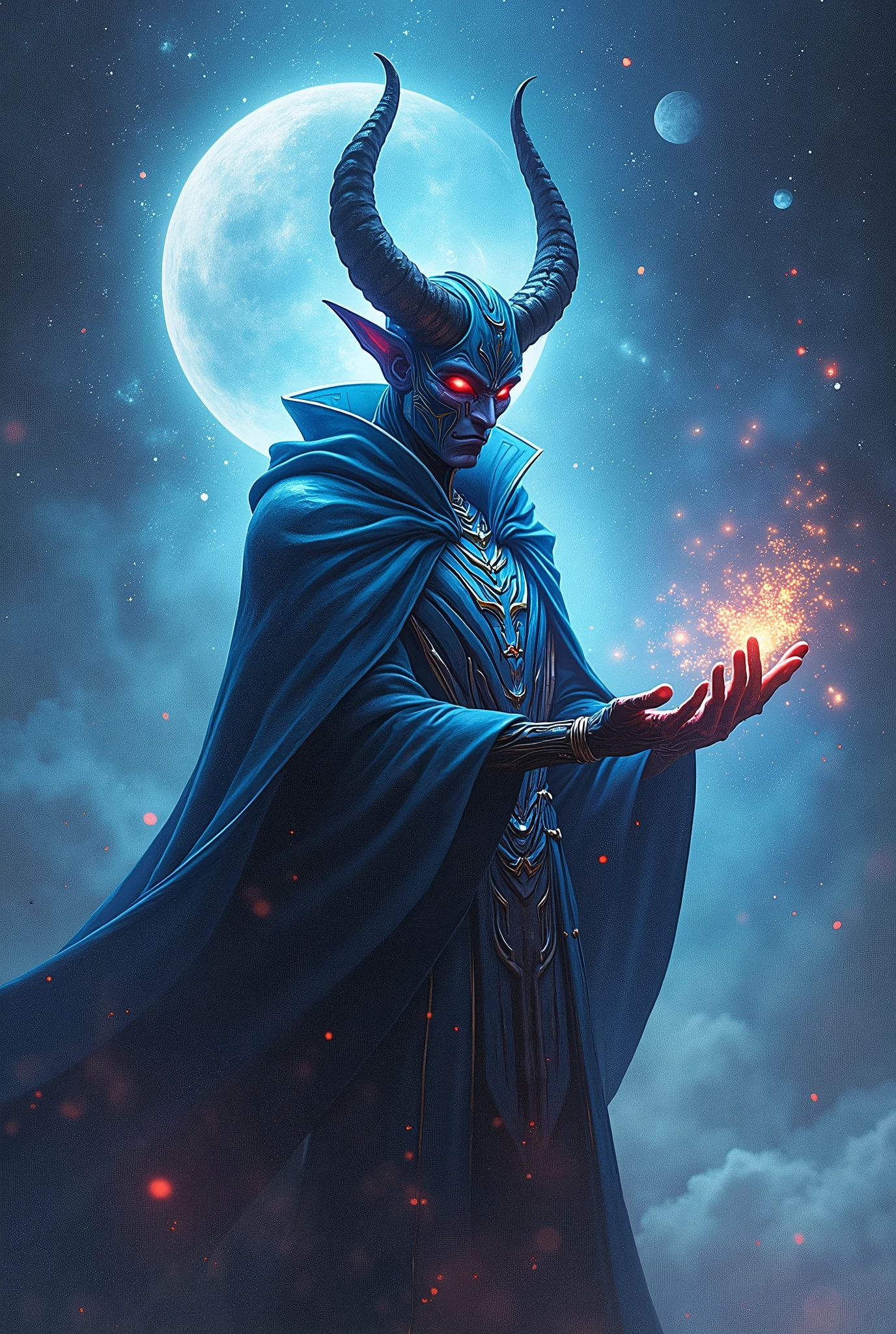 (role conception),Babata:The mysterious appearance of the body of wisdom in the novel《Swallowed Star》middle,Babata在建造飞船,(A cute little devil:1.2),(Has 2 small fangs:1.3)
Race and identity:Babata是陨墨星之主呼延博创造的智能核心,After years of learning and upgrading,Evolution into "intelligent life"。
Specific features head:Babata拥有额头两根尖角的特征,This adds a bit of mystery and majesty to him.。at the same time,His eyes are bloodshot,Revealing the light of depth and wisdom。
Body:在小说middle,Babata并没有实体的Body,因此没有关于他Body形态的详细描述。But we can imagine,As intelligent life,His existence may be more reflected in the energy bodies generated by special devices such as the level and intelligent optical computer.。
Wear:A robe or suit made of some high-tech material。
Babata的性格狡诈多变,Good at taking advantage of the opponent's weaknesses to achieve one's own goals。这种性格特点使得他在小说middle成为了一个不可忽视的存在。