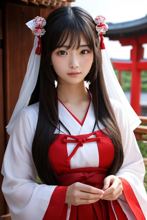 best quality, tmasterpiece,Ultra-high resolution,Clear face,(Reality:1.4),ferpect lighting,(full body:1.3), (photorealistic:1.50), anime wallpaper, Guviz style artwork, cover-up fantasy up to magic , by Yang J, Guviz, beautiful artwork illustration, beautiful digital artwork, beautiful digital illustration, Li Song, beautiful anime portrait, art style in Beauvot, 1girl, 独奏, long hair, (twintails:1.5), hair ribbon, (black hair:1.5), bangs, (purple eyes), double eyelids, blush, Red cheeks, Sleeveless, white dress, (Hanfu), (Chinese dress), (medium breast:1.5), shagging breasts, Cleavage, indoor, room, standing, (looking at viwer), smile,