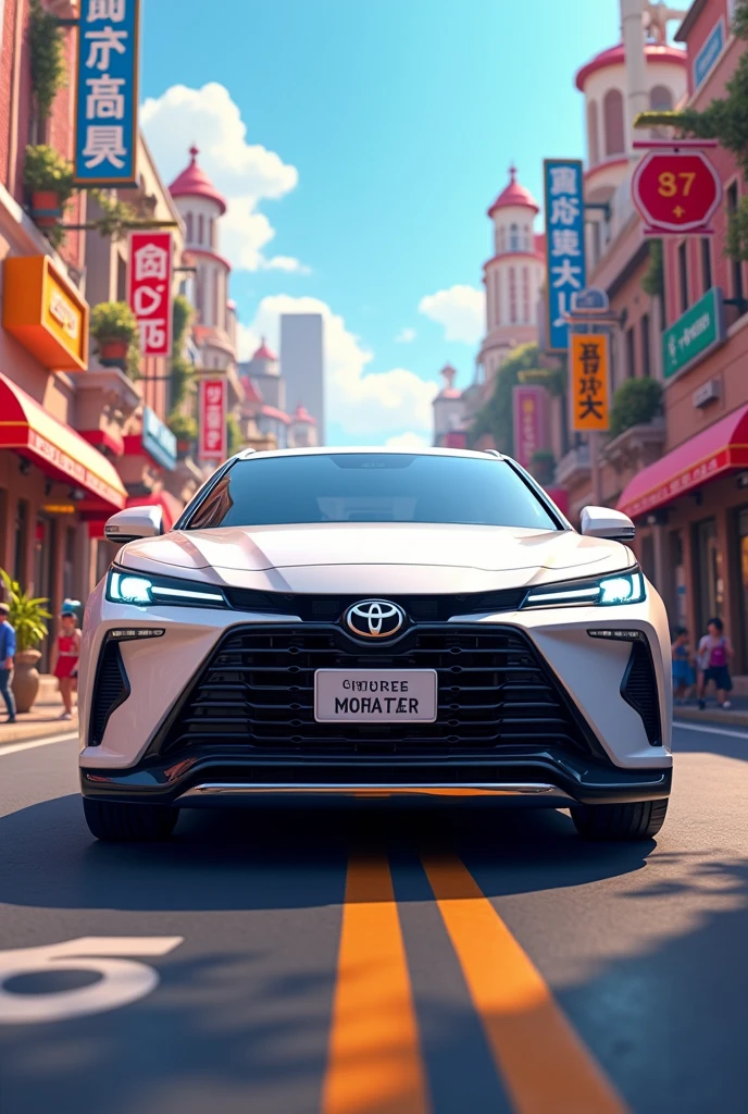 Disney　Cars　Toyota　Harrier　Diagonal 45°