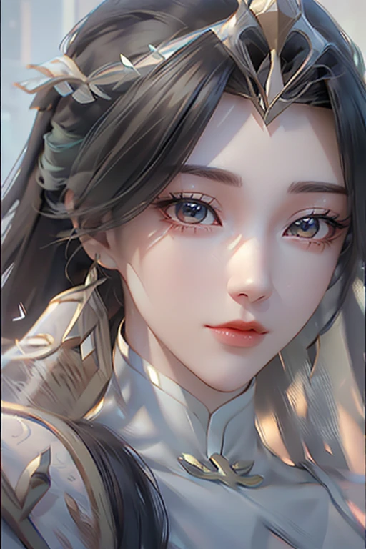 1girl, chinese 3D animation, ultra detailed, beautiful detailed eyes, beautiful detailed lips, extremely detailed face and features, delicate facial features, porcelain skin, long flowing hair, intricate hair details, graceful pose, cinematic lighting, glowing skin, warm color palette, vibrant colors, dreamlike atmosphere, (best quality,4k,8k,highres,masterpiece:1.2),ultra-detailed,(realistic,photorealistic,photo-realistic:1.37)