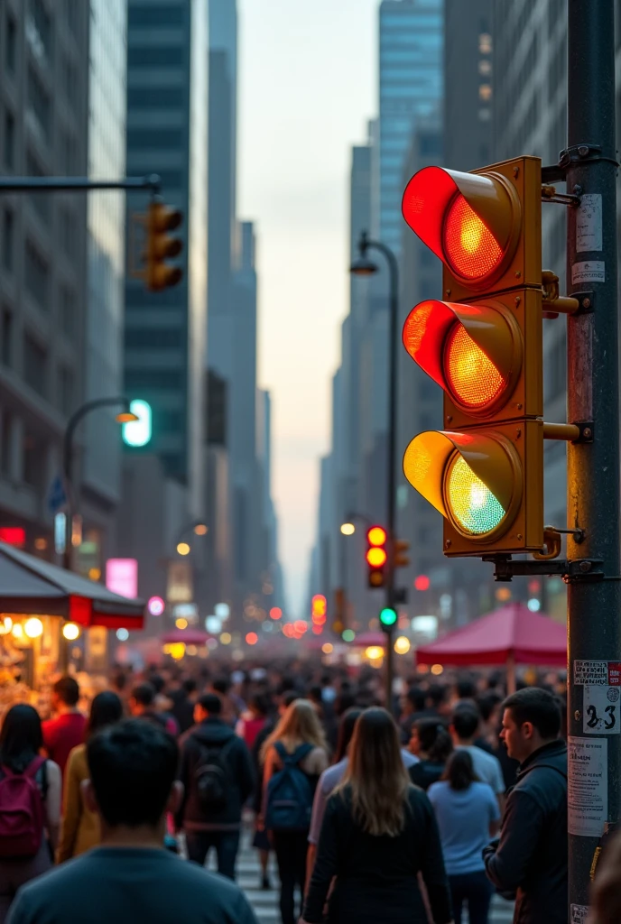 Instead of focusing on the car, they focus on the traffic lights.?