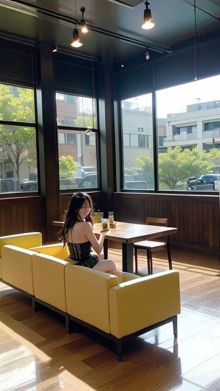 (((((((((angle from behind)))))))))
(((((((((Emphasize cleavage)))))))))
((((((((((Three women))))))))))
(((((((((((A woman wearing a colorful flowered corset))))))))))
((((((White skin))))))
(((((((((full-body shot片)))))))))
(((((((お洒落でLovelyStarbucks store interior)))))))
(((((((((((Starbucks store interior)))))))))))、
((((((Sit down and eat cake、Drink Starbucks coffee、Smile))))))、((((Heart necklace))))
Modern and stylish design:Interior design using natural materials、Many designs are full of warmth,Made of wood and metal.。 Large Windows:自然光をたっぷり取り入れるためのLarge Windowsがあり、Provide bright and open space。 Green interior:Effective placement of potted plants、Create a relaxing atmosphere。 artwork:Works by local artists、星巴克相关artwork展出。 Comfortable seating:Upholstered Chairs and Sofas、Bars, plates, etc..、A variety of seating options。 Open kitchen area:Able to see the drinks and food being made、We provide peace of mind and transparency。 Unique lighting:Use antique lamps and chandeliers for lighting fixtures。 Soothing background music:Relaxing music is playing、Provide a comfortable space。 Wide々Tablespace:一人でもグループでも使いやすいWide々There is a table。 Community Table:There is a big table,You can chat with other customers there.。 Seasonal decoration:Decorate with themes to match the season.。 Design with local characteristics:The design incorporates local culture and characteristics.。 Perfume production:コーヒーの香りが店内にWideがり、Creating a space that satisfies all five senses.。 Conversation with the Barista:フレンドリーなConversation with the Baristaが楽しめるカウンターエリアがあります。
8K、RAW photos、best quality、masterpiece:1.2、Very detailed、Super Resolution、Ultra HD、8K wallpaper、Stunning details、Reality:1.4、Play by the water、full-body shot、full-body shot片、High-resolution original color photos、Professional photos、Scenes full of emotion、Very detailed和漂亮、Ultra HD、8K wallpaper、Stunning details、Huge file size、Very detailed的美丽的女孩、Highly detailed face Highly detailed eyes、Extremely realistic skin、 Very detailed的手指, Very detailed的鼻子, The mouth is rich in detail, Perfect anatomical structure, Very detailed的背景, Very elaborate costumes, teenager, Lovely, Famous Japanese idols, Lovely, Realistic body, slim, White skin, Radiant Skin, slim, Realistic face, Exquisite eyes, Double eyelids,