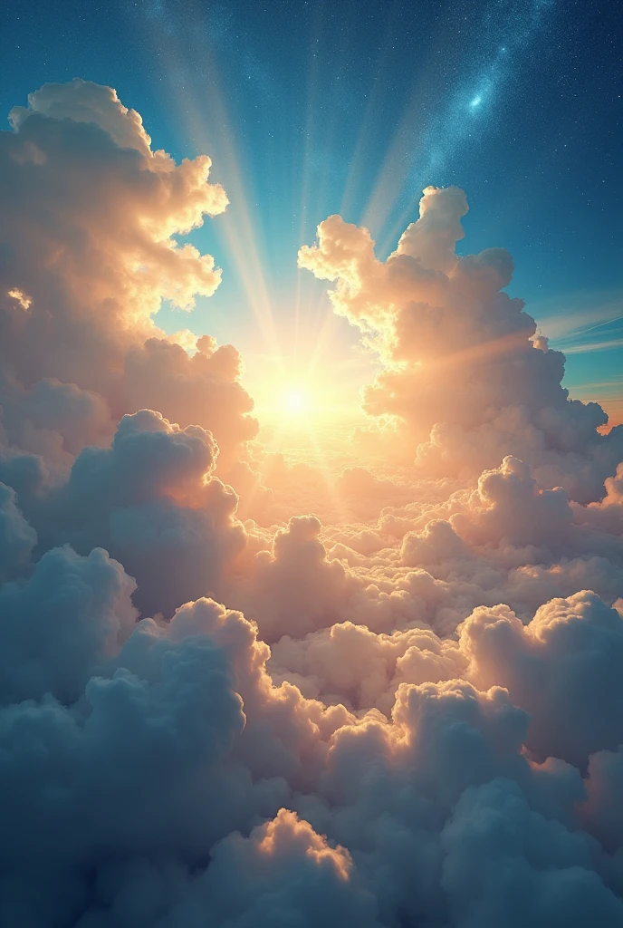 Draw the sky depicted in the Bible