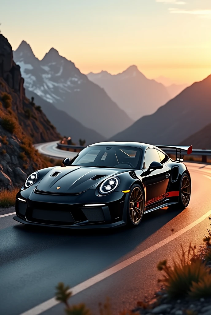 Porsche 911 GT3 RS in black